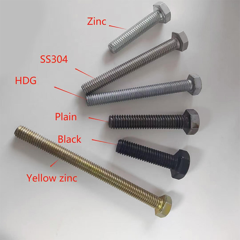 Grade 10.9 12.9 8.8 A2 70 Carbon Steel Hexagonal Socket Screw