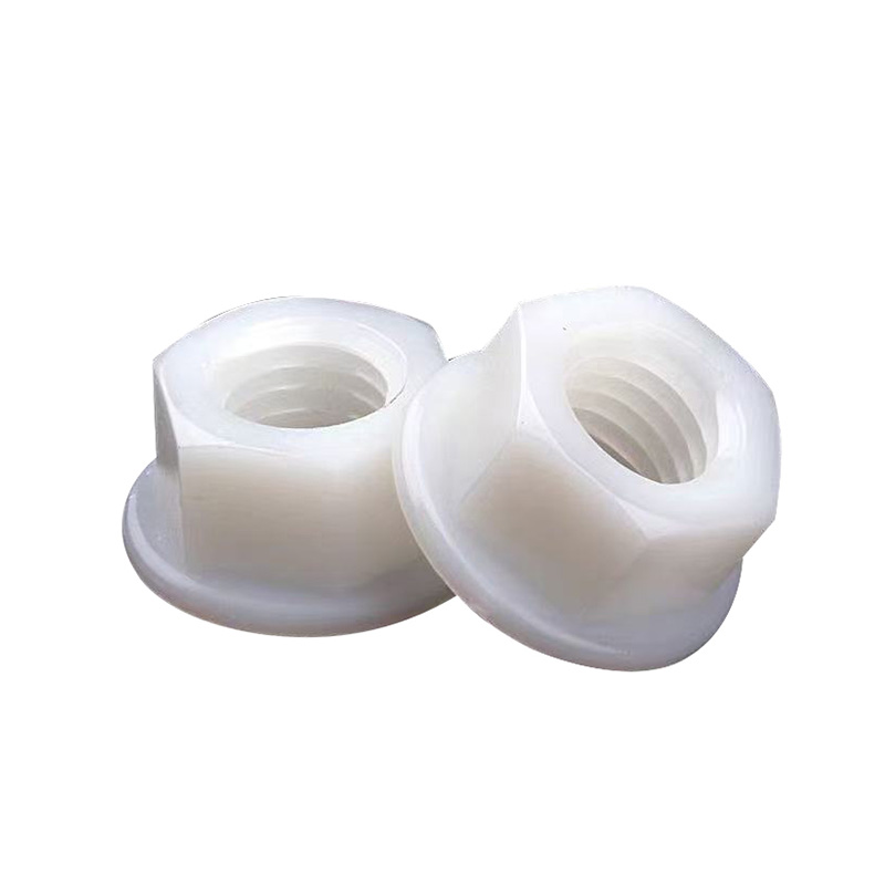 Nylon Hexagonal Nut Flange Hex Nut Nylon Nut Electrical Accessories