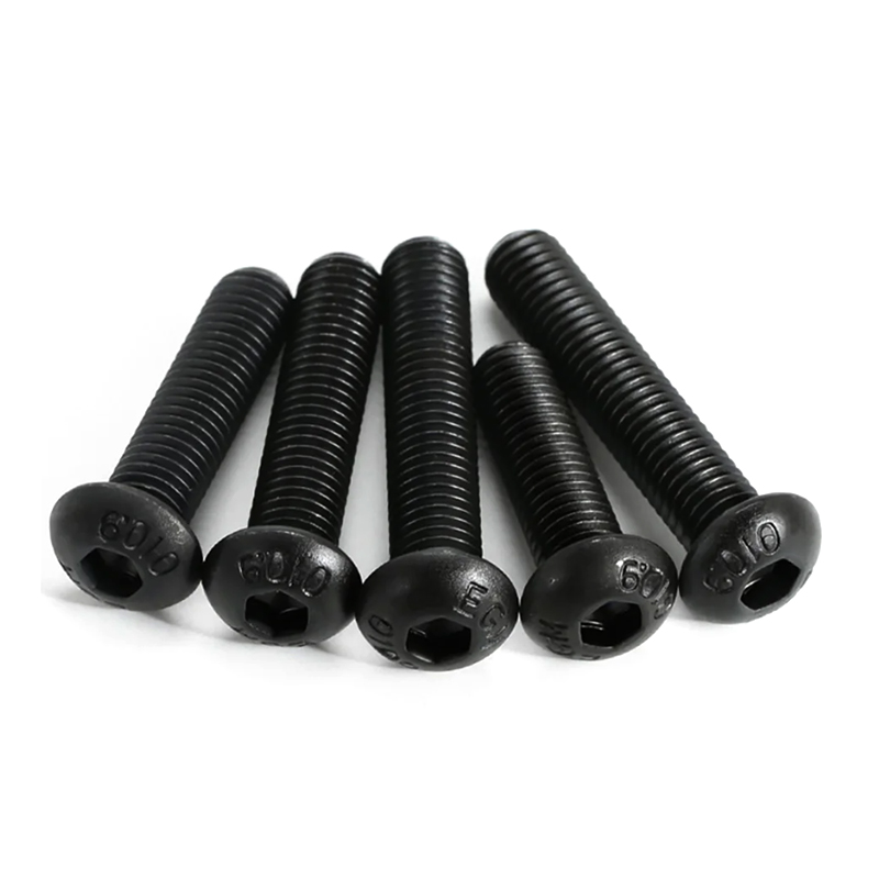 M6*100 Alloy Steel Black Phosphate Coated Button Screws M6*100 Alloy Steel Black Phosphate Coated Button Screws