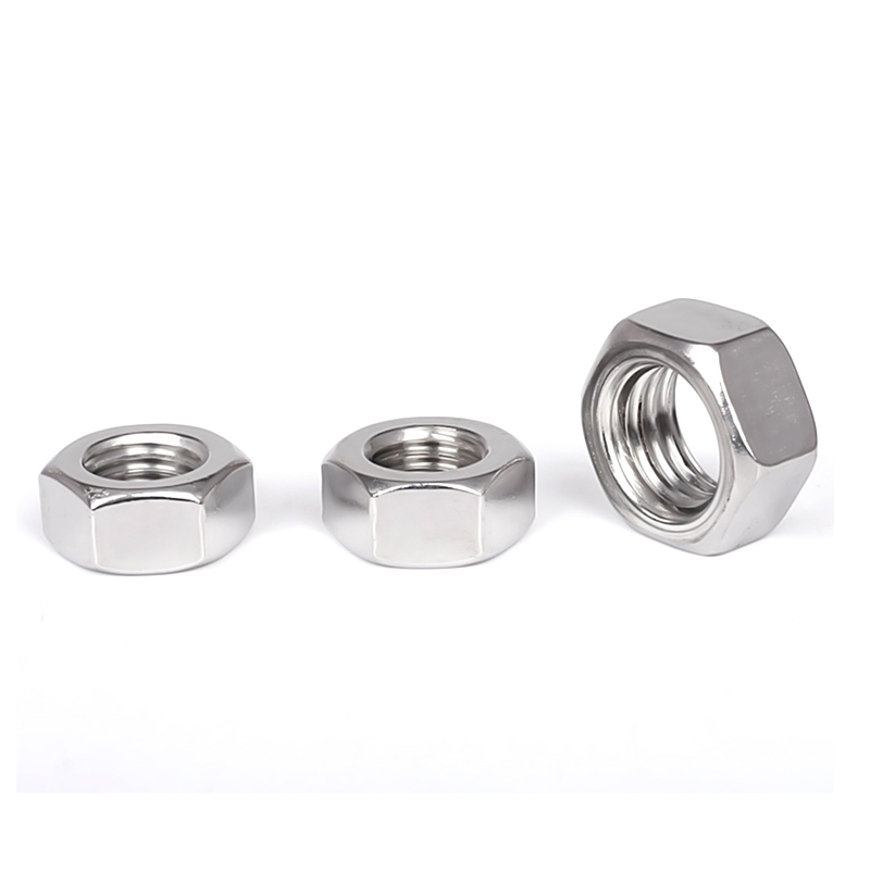 DIN934 M1.2 Stainless Steel 304 Hex Nuts DIN934 M1.2 Stainless Steel 304 Hex Nuts