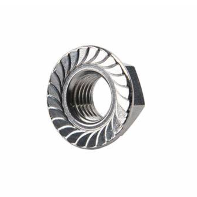 DIN6923 M4 Hex Flange Nut Anti-Slip Nuts DIN6923 M4 Hex Flange Nut Anti-Slip Nuts