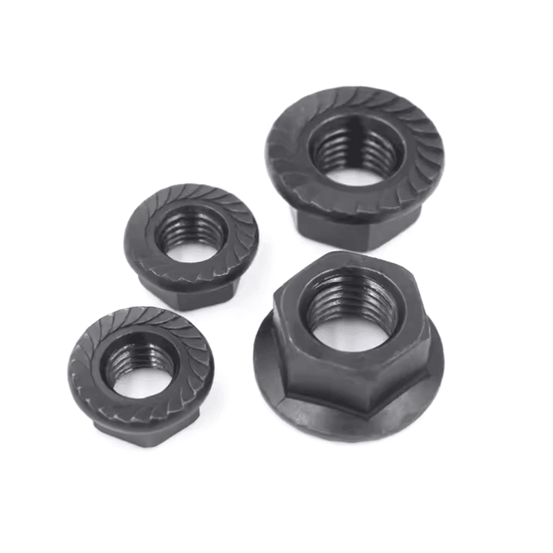 M16-1.5 Zinc Plated Hex Flange Nut Non-Slip Nuts M16-1.5 Zinc Plated Hex Flange Nut Non-Slip Nuts