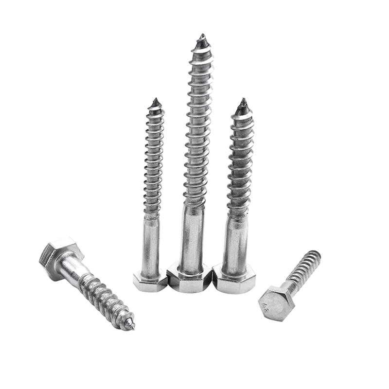ST5*25 SS316 Hex Head Wood Screws for  Woodworking