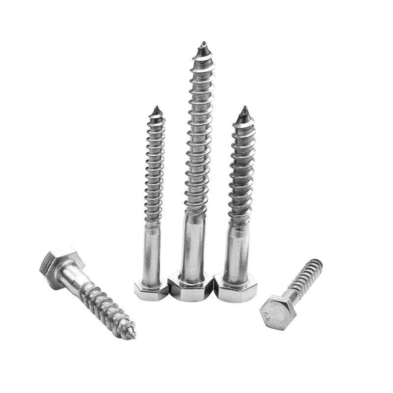 ST5*35 Stainless Steel 304 Hexagonal Wood Screws ST5*35 Stainless Steel 304 Hexagonal Wood Screws