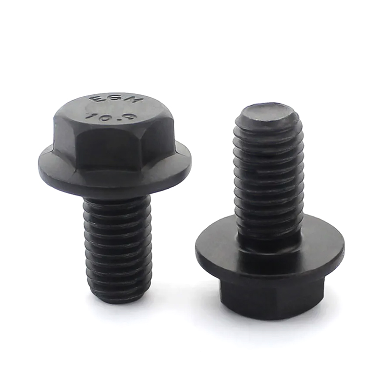 M10*160 Alloy Steel Phosphated Hex Flange Bolts M10*160 Alloy Steel Phosphated Hex Flange Bolts