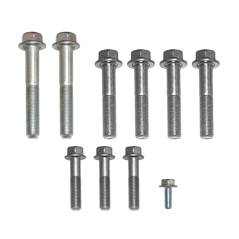 M10*160 Alloy Steel Phosphated Hex Flange Bolts