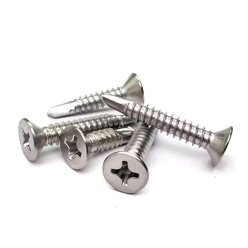 DIN 7504K SS304 Plain Cross Head Self Drilling Screws DIN 7504K SS304 Plain Cross Head Self Drilling Screws