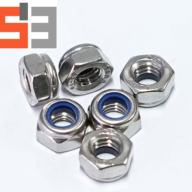DIN 985 Carbon Steel Zinc Plated Nylon Insert Lock Nut