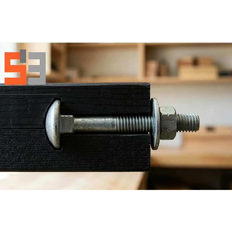 Hot-Dip Galvanized Carbon Steel Carriage Bolt
