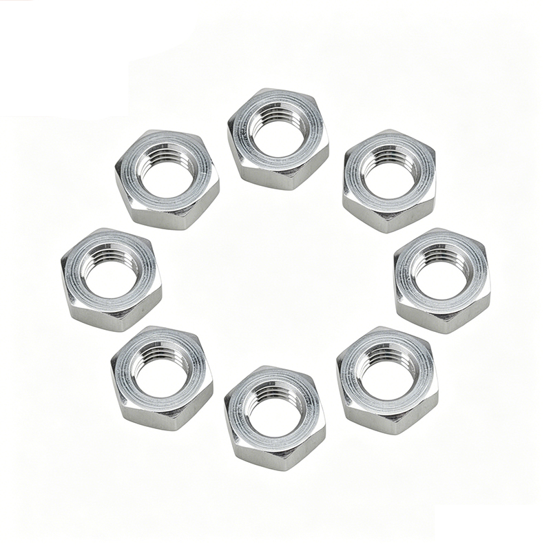 Stainless Steel 304 Plain Heavy Hex Jam Nuts