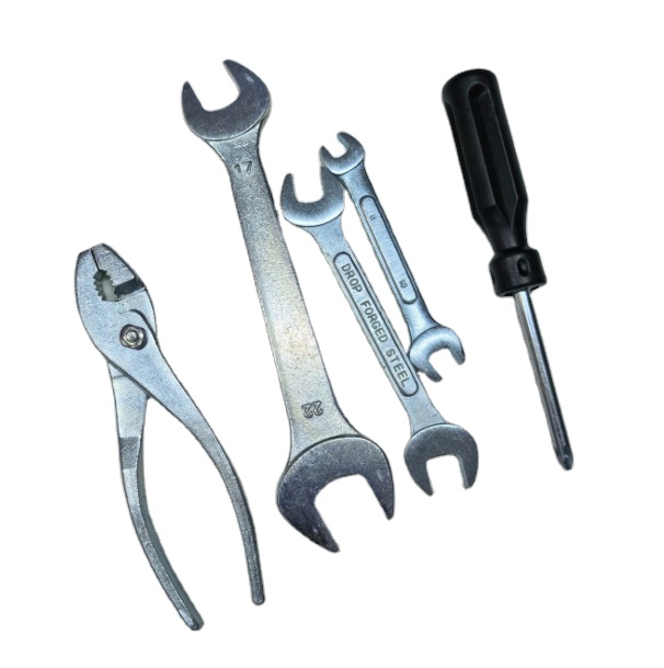 Car Emergency Tool Kit, Double Open End Wrench Set With Plier & Screwdriver, Vehicle Spare Tire Repair Hand Tools